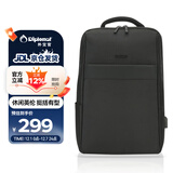 Diplomat外交官电脑包男女书包商务笔记本休闲双肩背包旅行包DB-797L 黑色