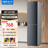 奥克斯150升双开门两门二门养鲜冰箱小户型小型家用电冰箱迷你租房办公室节能冰箱BCD-150K187L