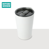 NITORI宜得利家居 家用保温水杯大容量带盖不锈钢杯 3WAY 白色 470ml