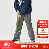 巴拉巴拉童装儿童裤子男童女童加绒长裤冬保暖运动休闲束脚裤208424108217