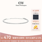 丹尼尔惠灵顿（DanielWellington）dw手链女 星光网球手链星光银 时尚轻奢 生日礼物送女友 DW386