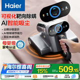 海尔（Haier）【母婴级】世家可视化AI调节智慧眼除螨仪床宝床上吸尘器高温杀菌除螨除尘除宠物毛发礼物送礼CS1S