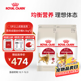 皇家成猫猫粮 营养均衡 F32 通用粮 1-7岁4.5kg*2