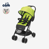 cam IL MONDO DEL BAMBINO意大利进口婴儿推车一键收车婴儿0-4岁可坐可躺带减震可手拉折叠 Compass 2.0 col134 绿色