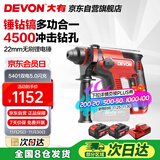 大有20V无刷充电锂电电锤5401冲击钻电镐两用混凝土开凿双电5.0闪充