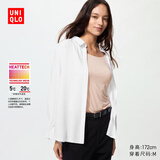 优衣库女装HEATTECH U领T恤/8分袖保暖衣秋衣内衣478934 478936 478936/11粉红色 M