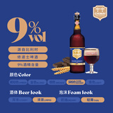 智美蓝帽啤酒750ml*2瓶礼盒装 修道院精酿 比利时进口 聚会送礼