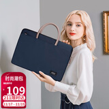 高尔夫（GOLF）电脑包女14英寸手提苹果笔记本华为单肩斜挎包商务公文包女通勤