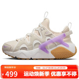 耐克NIKE女子休闲鞋气垫HUARACHE秋款运动鞋DQ8031-101顶峰白色42码