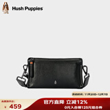 暇步士（Hush Puppies）斜挎包单肩包头层牛皮男大容量复古邮差小挎包休闲简约生日礼物