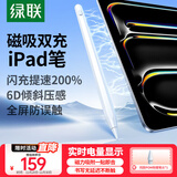 绿联电容笔iPad触控笔适用Pro/11/mini/Air平板触屏手写笔绘画苹果Apple Pencil二代磁吸充电倾斜压感