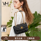 VANESSA HOGAN VH女包茵然软包系列复古太阳神斜挎包菱格链条腋下包小众单肩包