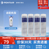 滨特尔（pentair） 净水器家用 前置10寸PP棉滤芯 简易更换 PP棉滤芯 10寸5μm通用 4只装