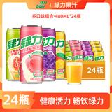 绿力台湾果汁饮料水蜜桃红芭乐番石榴柠檬维c水果味饮品露营小聚果汁 【6种随机口味全家福】24罐/整箱