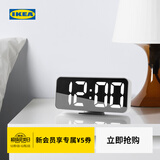 宜家（IKEA）NOLLNING诺宁温度计闹铃室内家用婴儿房壁挂简约家用 钟/温度计/闹铃白色18x8cm