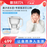 碧然德（BRITA）过滤净水器 家用滤水壶 Kalea 晨汐系列XL 3.5L（灰）+专家版滤芯12枚（含组套）