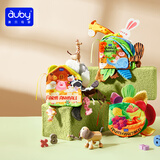 澳贝（auby）婴幼儿玩具0-6个月宝宝布书早教大尾巴机关可啃咬撕撕书新生礼盒