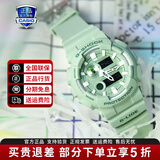 卡西欧（CASIO）男表G-SHOCK GA-2100防水黑武士运动男士手表 石英手表 【礼物】 GAX-100CSB-3A月相潮汐图显示