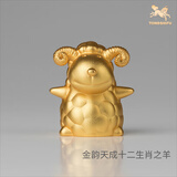 铜师傅 《金韵天成十二生肖》真金鎏镀铜摆件 装饰摆件伴手礼物 十二生肖之羊