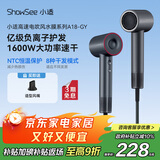 小适11万转高速电吹风机家用风筒高浓度负离子护发大风力速干降噪无刷电吹风送女友/家人礼物A18-GY 