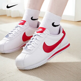 耐克（NIKE）女鞋 25秋季新款运动鞋时尚球鞋低帮休闲鞋大童透气耐磨板鞋子女 【千禧风Y2K】101-白色红勾/晒图退10 38.5 （内长245mm左右）