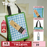 Tagi.蜡笔苹果想象《i》可爱环保购物袋手提防水编织袋单肩 海盐铅笔180*248*100mm 其他