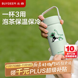 北鼎（Buydeem）萌宠杯茶水分离杯大容量水杯家用高颜值茶杯节日送礼340ml不芒狗