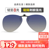 海伦凯勒墨镜夹片 男女款驾驶专用太阳镜夹片 情侣款眼镜夹片HP805C17
