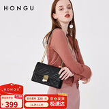 红谷女士包包牛皮单肩斜挎包小香风链条包礼盒款 生日礼物送女友