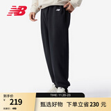 NEW BALANCE NB 官方运动裤男款休闲宽松长款针织卫裤裤子 BK AMP41519 L