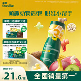 英氏（Engnice）婴幼儿手指泡芙宝宝零食五彩动物乐园泡芙条什锦果果味罐装32g