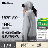 蕉下（beneunder）防晒衣女春夏凉感防紫外线新款AL818远山灰M