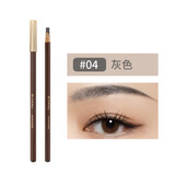 SHESSTILL眉笔防水防汗不掉色野生眉砍刀眉持久眉笔化妆师专用木质硬芯诗婷 新品笔匠 4#灰色 店主代削