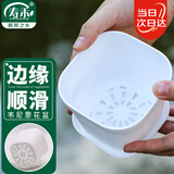 寿禾 花盆超小塑料园艺种植多肉盆栽带托盘 韦尼恩盆含托1个装