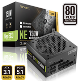 安钛克(ANTEC) NE750P M白金牌全模组台式电源/压纹线/支持 5090/9070显卡/白金认证/ATX3.1/750W