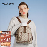 意尔康户外双肩包大容量背包开学书包洋气复古旅行背包送女友女士双肩包