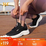 361°运动鞋女秋冬网布健身轻便休闲厚底缓震通勤跑步鞋子682232210-4