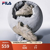 FILA斐乐女鞋跑步鞋火星二代复古老爹鞋运动鞋休闲慢跑鞋MARS Ⅱ 驼丝锦-DO-F12W131116F 39