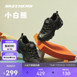 斯凯奇小白熊|女鞋秋冬季透气小白鞋增高复古老爹鞋运动鞋11931