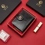 老人头女士钱包大容量短款卡包钱票夹手拿包零钱包轻奢女友生日礼物