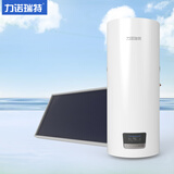 力诺瑞特 分体式阳台壁挂太阳能热水器 平板集热器家用自动上水蓝膜集热低耗节能APP智能光电两用一级 100L 逸致立式 2.5*0.8 西出口