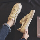 回力官方帆布鞋男鞋情侣女休闲鞋子男夏季透气运动板鞋647米浅咖啡38