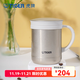 虎牌（TIGER）保温杯茶滤网杯办公型不锈钢真空杯水杯 CWM-A035 350ml 金灰色NN 350ml