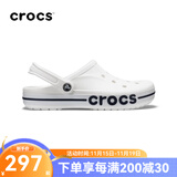 卡骆驰crocs洞洞鞋男鞋女鞋2025夏季新款透气鞋子女拖鞋沙滩鞋凉鞋凉拖 蓝白/热推款 42 -43(270mm)