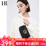 HR赫莲娜包包女包时尚女小方包头层牛皮单肩包简约链条包生日礼物 黑色