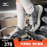 美津浓（MIZUNO）男女跑步运动休闲鞋缓震透气网面拼接RACER S 1.0 19/渣渣灰 42