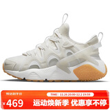 耐克NIKE女子休闲鞋气垫HUARACHE秋款运动鞋DQ8031-101顶峰白36