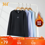 361°卫衣女秋冬季加绒外套运动休闲圆领长袖套头衫上衣662344801D-6