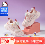 HELLOKITTY童鞋女童运动鞋短绒保暖二棉鞋冬季柔软舒适跑步小白鞋7833粉色26