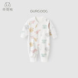 乖奇熊婴儿衣服纯棉连体衣早秋装新生幼儿睡衣男女宝宝哈衣爬服春秋冬季
